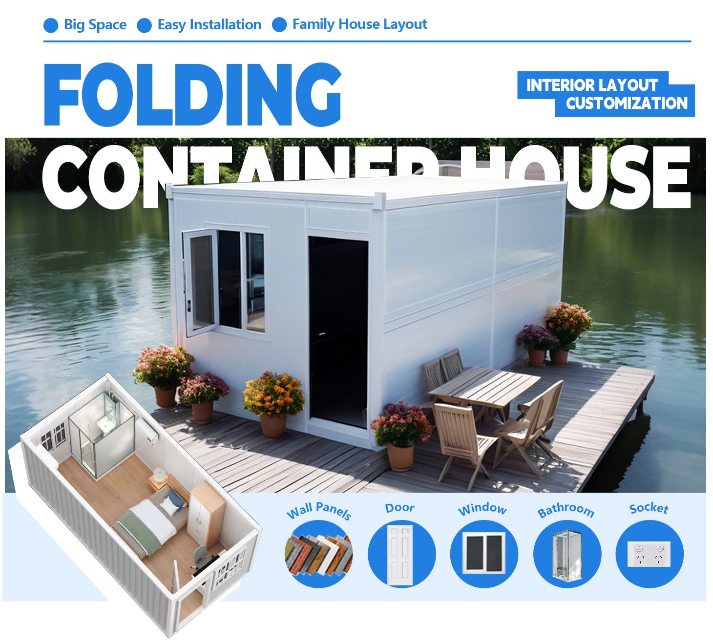 Easy Assembled Folding Container House Easy Assembled Folding Container House